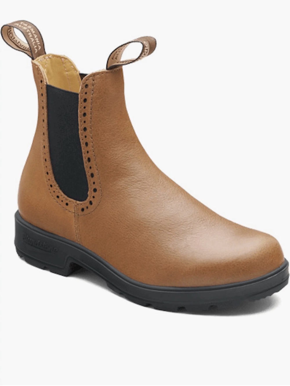 Blundstone Water Resistant Leather Brogued Chelsea Boots with Box